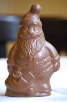 Cukormentes Mikulás csokoládé - 15 cm