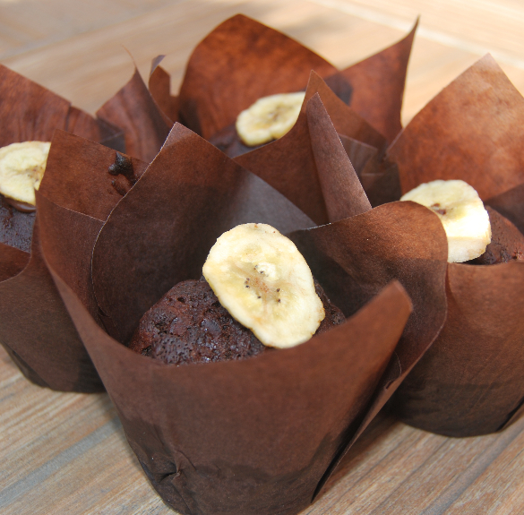 Bio banános csokoládés muffin - Hecsedli - 4 db