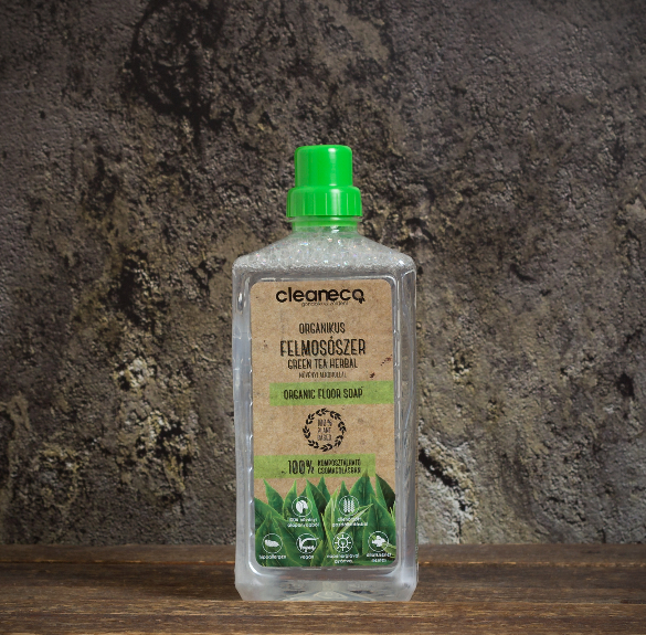 Cleaneco Organikus  felmosószer green tea herbal illat - 1 l