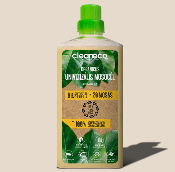 Cleaneco organikus univerzális mosógél koncentrátum (újrahasznosított csomagolásban) - 1 l