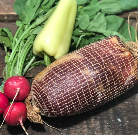 Bükkfán füstölt kötözött sonka - 1 kg - 1,1 kg