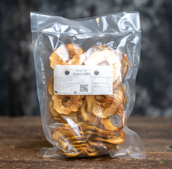 Aszalt almakarika chips - 90 gr