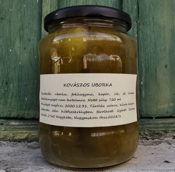 Kovászos uborka - 720 ml