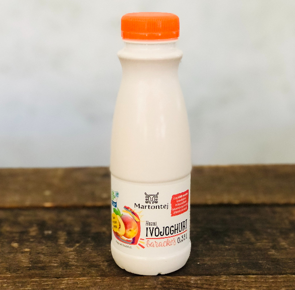 Hazai barackos ivójoghurt - 0,33 l
