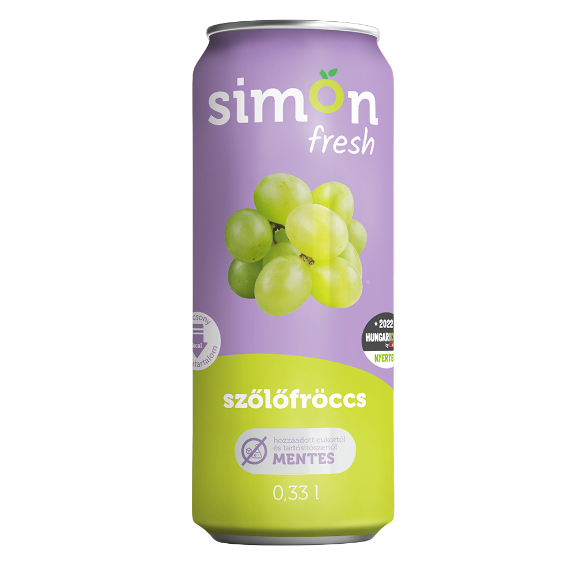 Simon fresh szőlőfröccs (szénsavas) - 0,33 l
