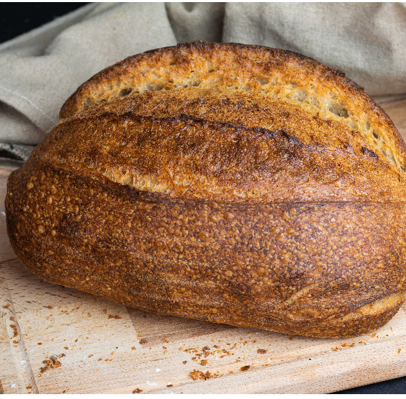 Teljes kiőrlésű természetes kovászos kenyér - 750 g