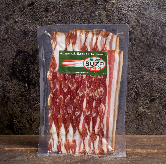 Füstölt bacon szalonna, bőr nélkül szeletelt - 200 g