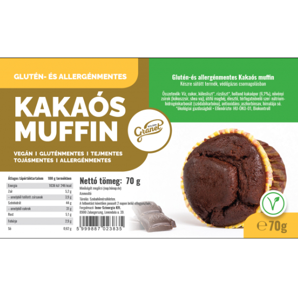 Kakaós muffin - 70 g