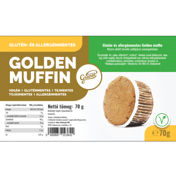 Golden muffin - 70 g
