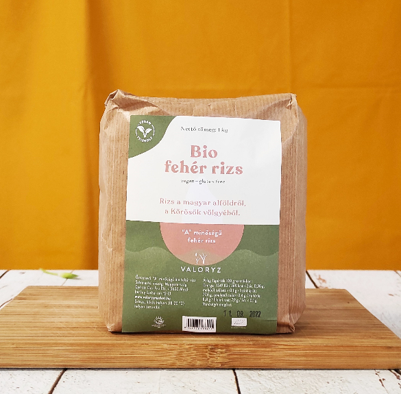 Bio fehér rizs A minősítésű - 1 kg
