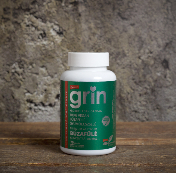GRIN búzafűlé gyümölcszselé (70db) - 170 g