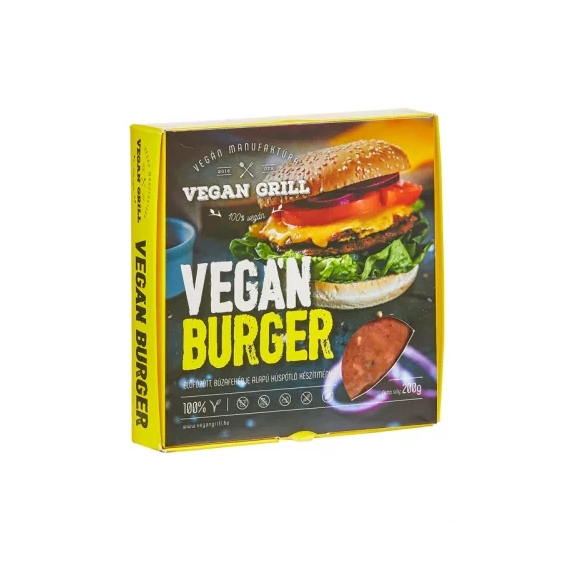 Vegán Manufaktúra grill vegán burger - 200 gr