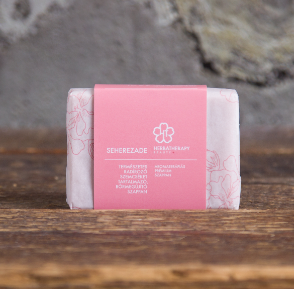 Seherezade – Természetes radírozó szemcséket tartalmazó, bőrmegújító szappan - kb. 110 g