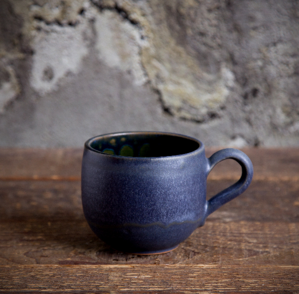 Teás csésze (kék-zöld) - kb. 2,5 dl