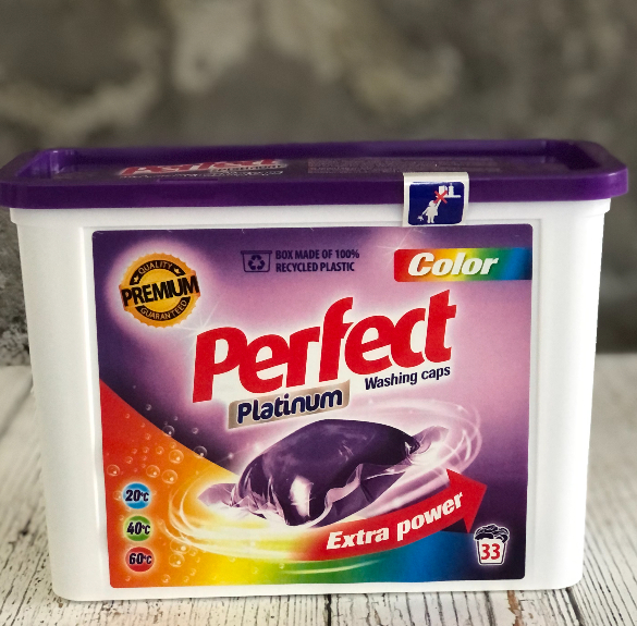 Perfect Platinum colour mosókapszula (színes mosáshoz) - 33 db