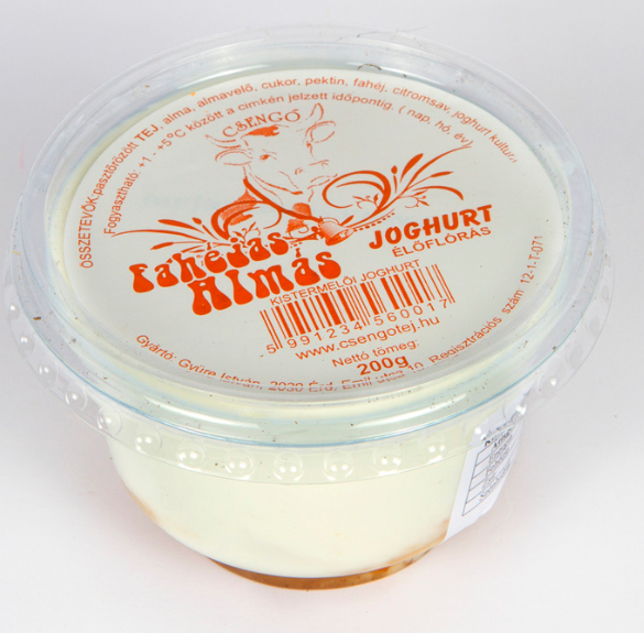Poharas fahéjas-almás joghurt - 200 g